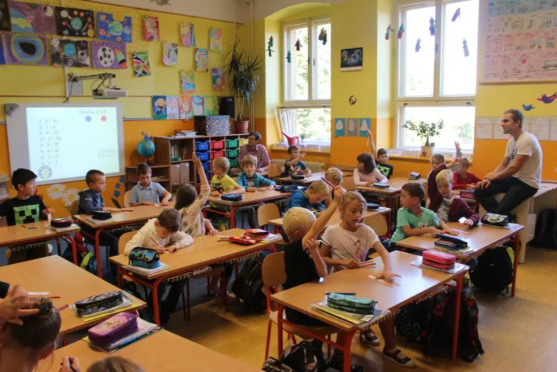 Hospitace pana ředitele na prvním stupni