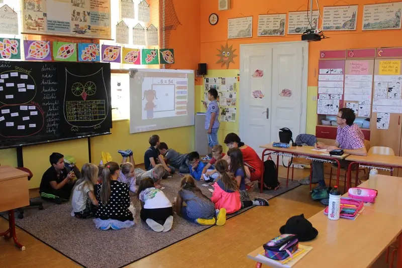 Hospitace pana ředitele na prvním stupni
