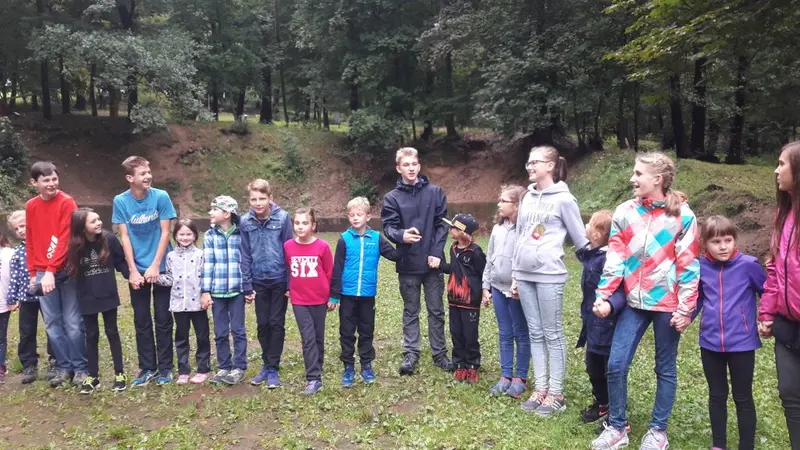 2.A a 2. B s patrony v lesoparku
