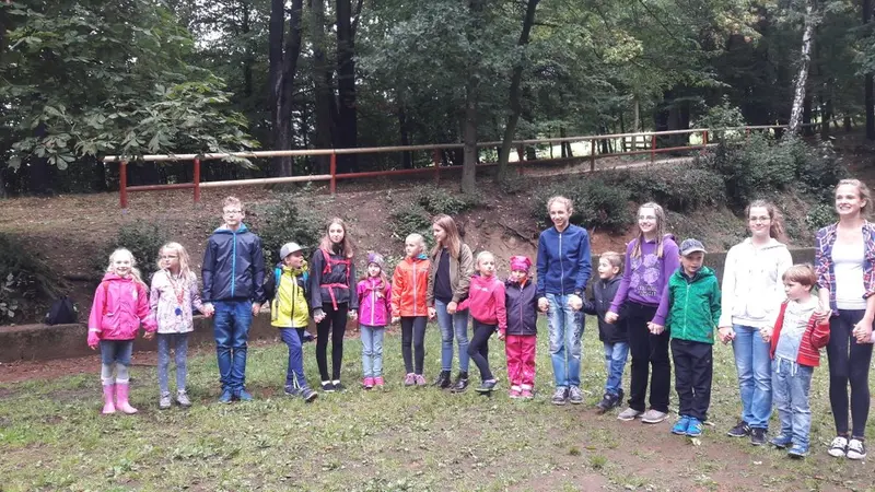 2.A a 2. B s patrony v lesoparku
