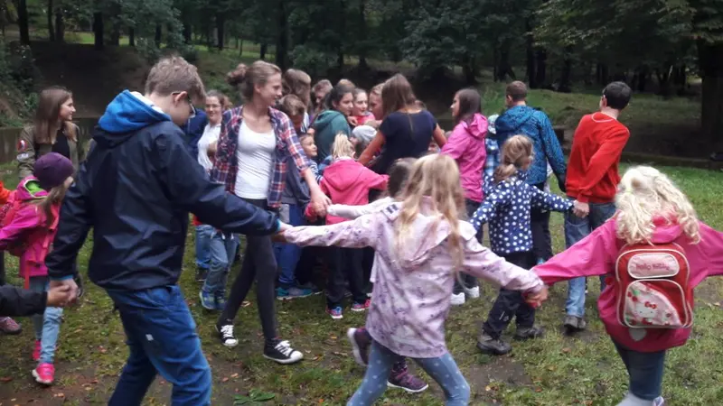 2.A a 2. B s patrony v lesoparku
