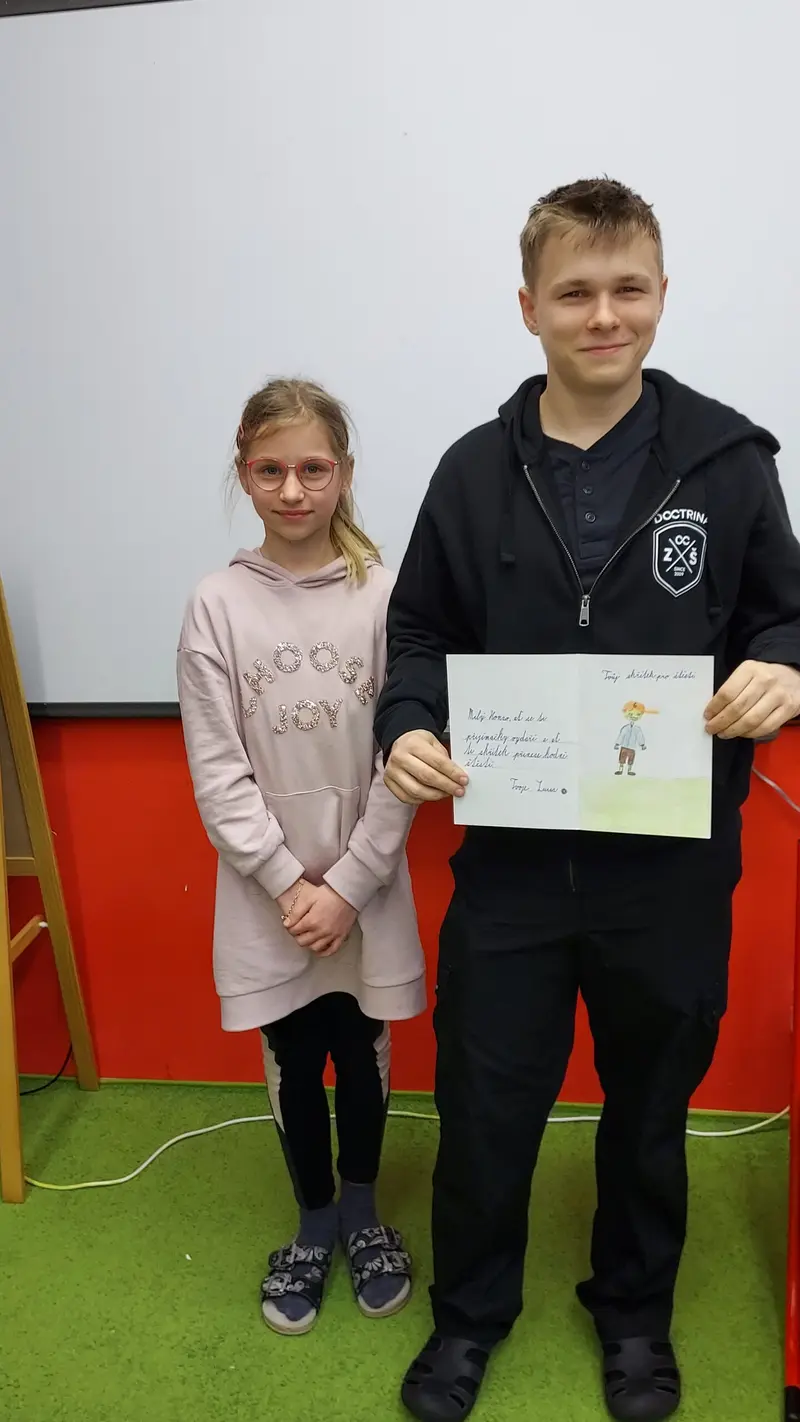 Třeťáci si dopisují s patrony