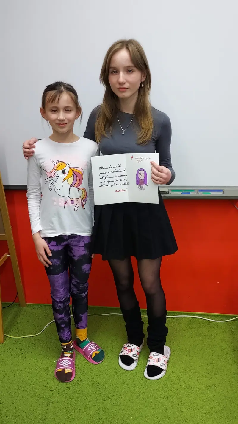 Třeťáci si dopisují s patrony