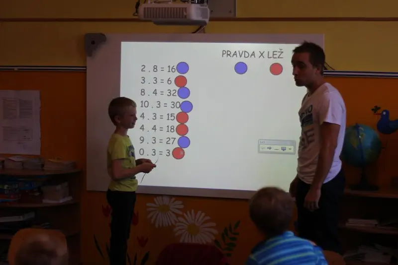 Hospitace pana ředitele na prvním stupni