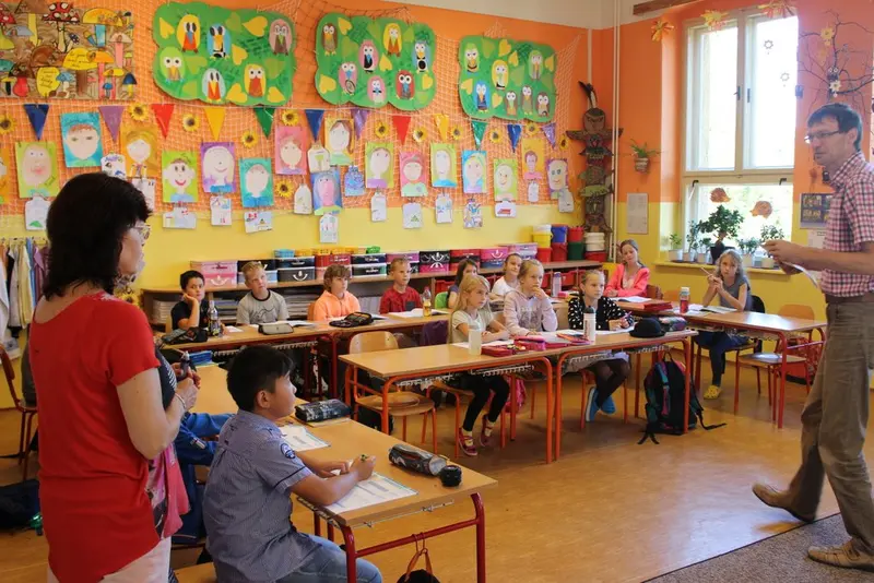 Hospitace pana ředitele na prvním stupni