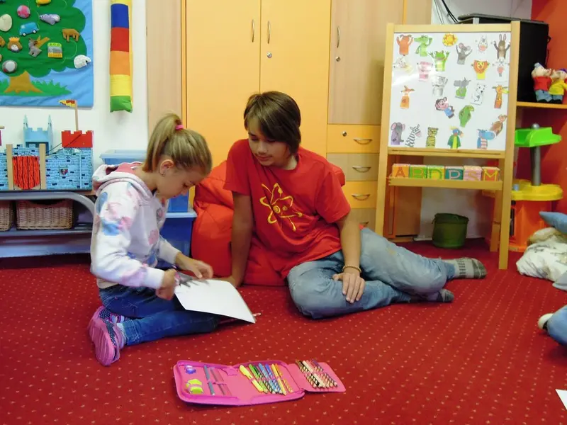 První setkání Patronů ze 7. tř. s prvňáčky