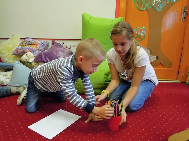 První setkání Patronů ze 7. tř. s prvňáčky