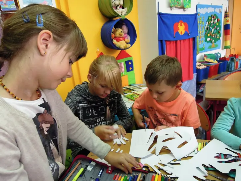 První setkání Patronů ze 7. tř. s prvňáčky