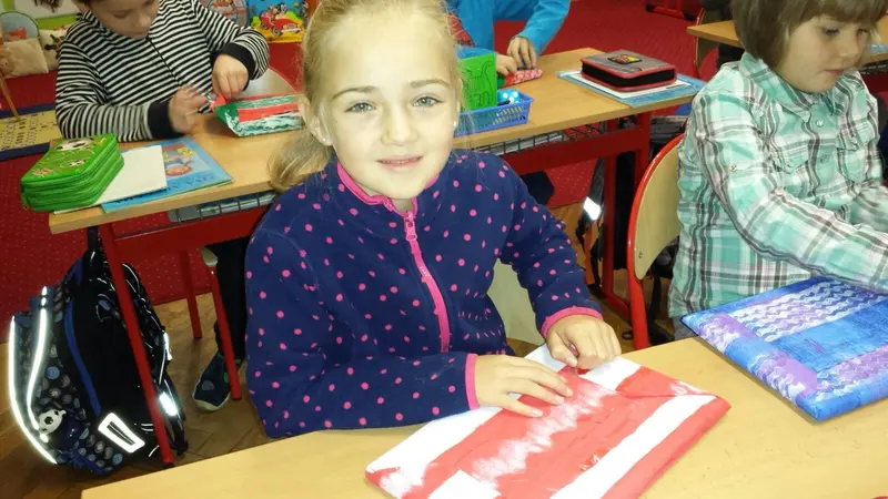 1.A -Slavnostní předávání Slabikářů patrony