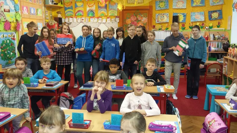 1.A -Slavnostní předávání Slabikářů patrony