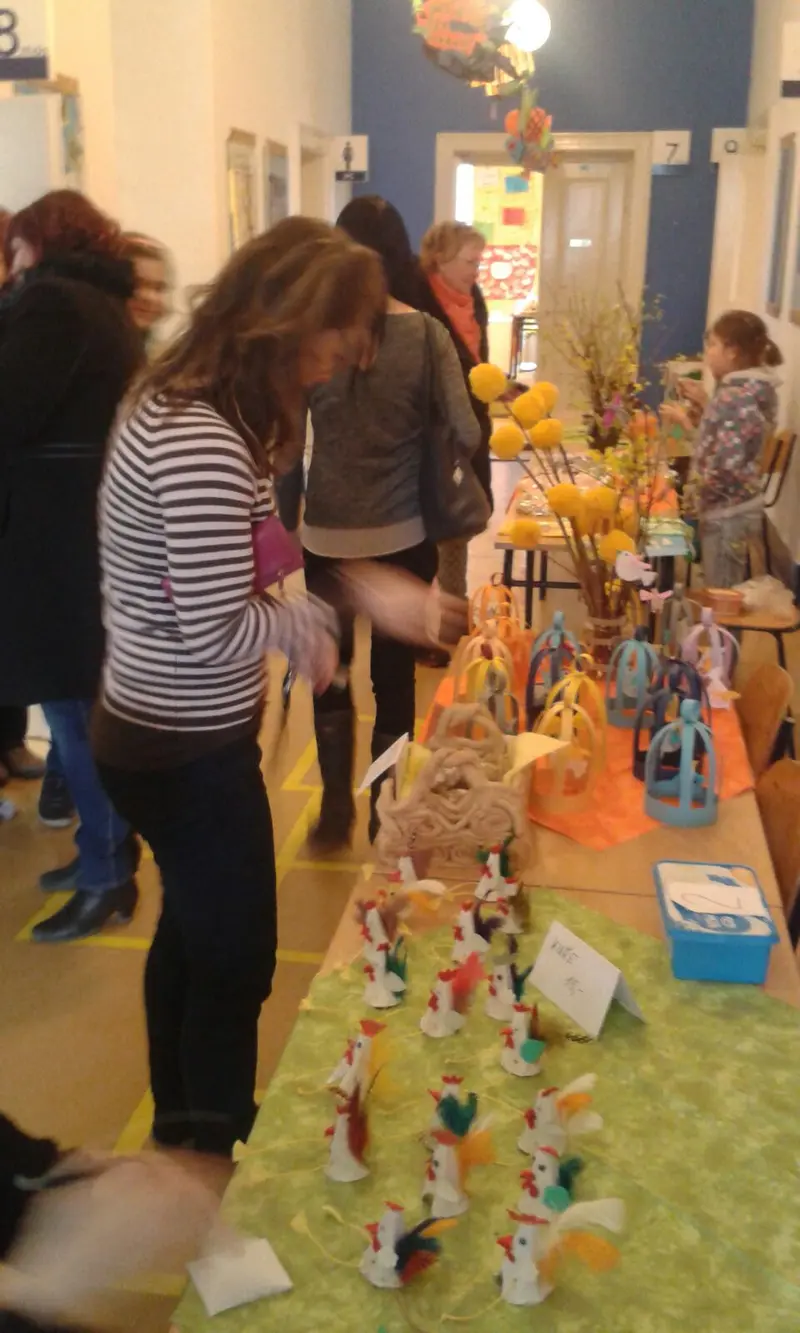 Školní klub - Velikonoční jarmark 2016