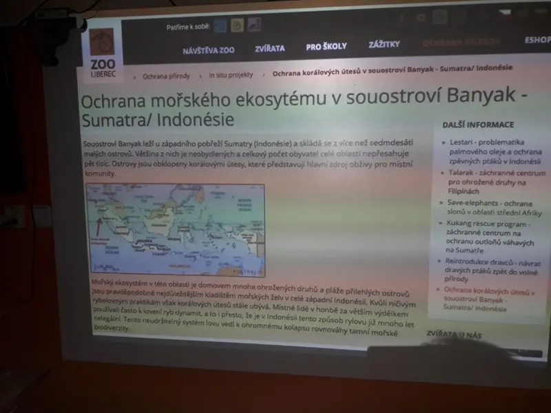 Učíme se pomáhat -  beseda ŠD s ředitelem ZOO