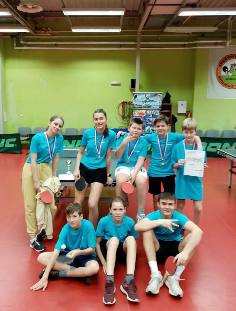 Stolní tenis zlato a bronz z kraje!!!