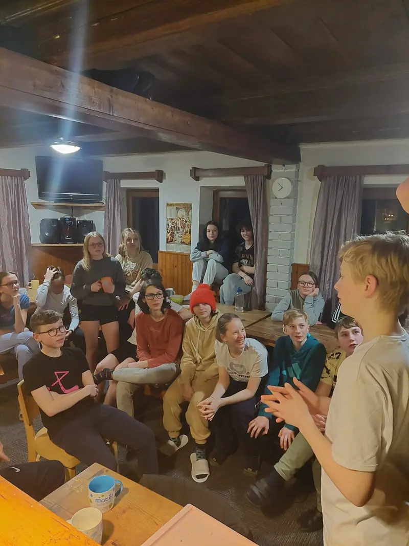 Lyžařský kurz 7. třídy - první část
