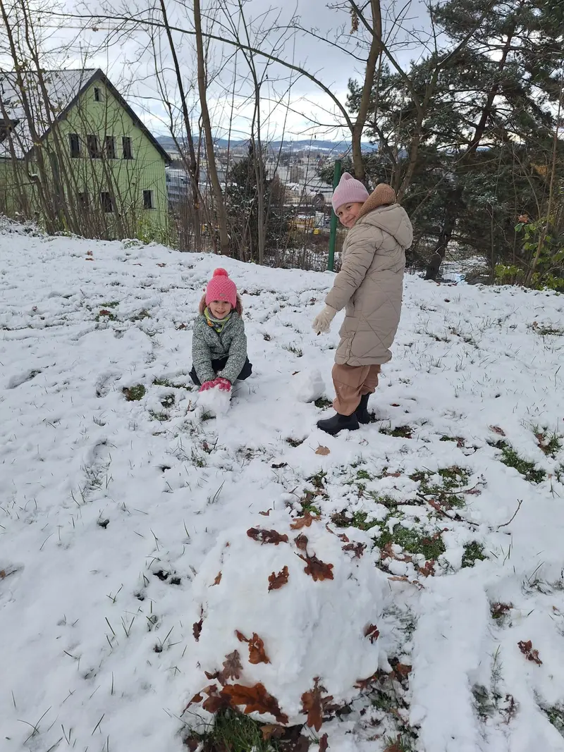 První sníh s družinou