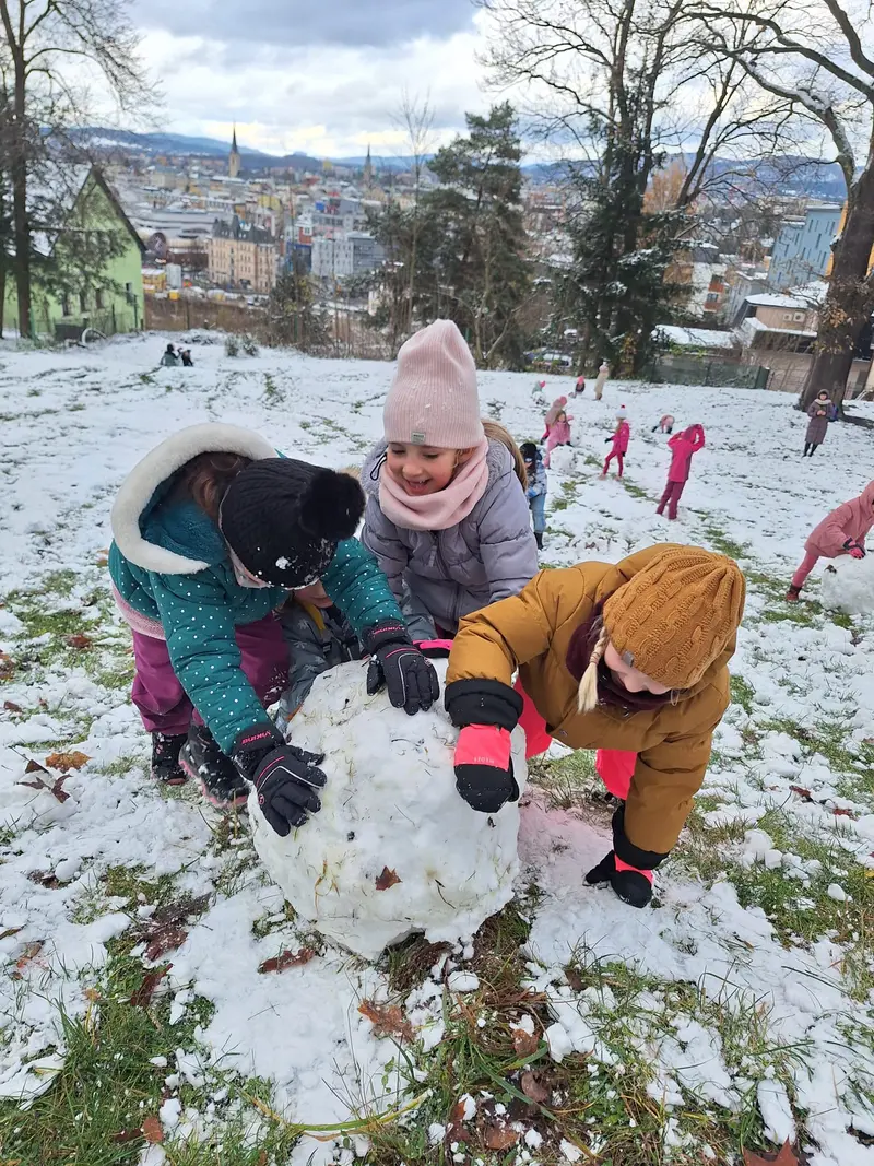První sníh s družinou