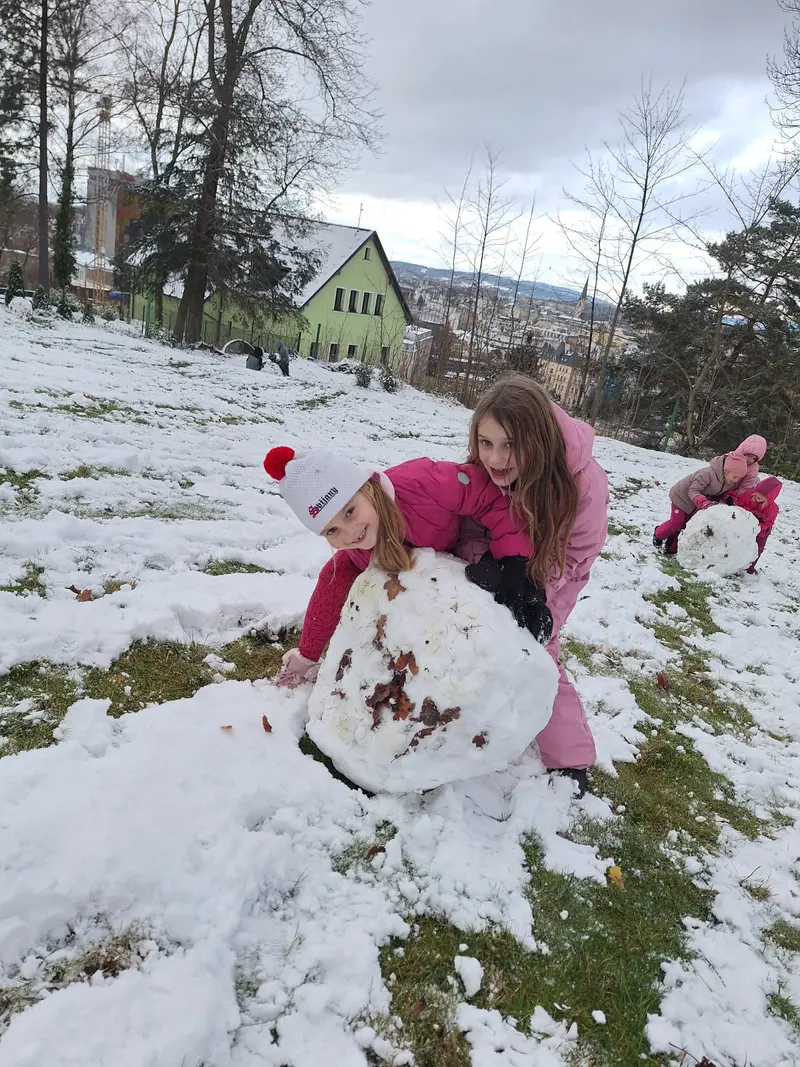 První sníh s družinou