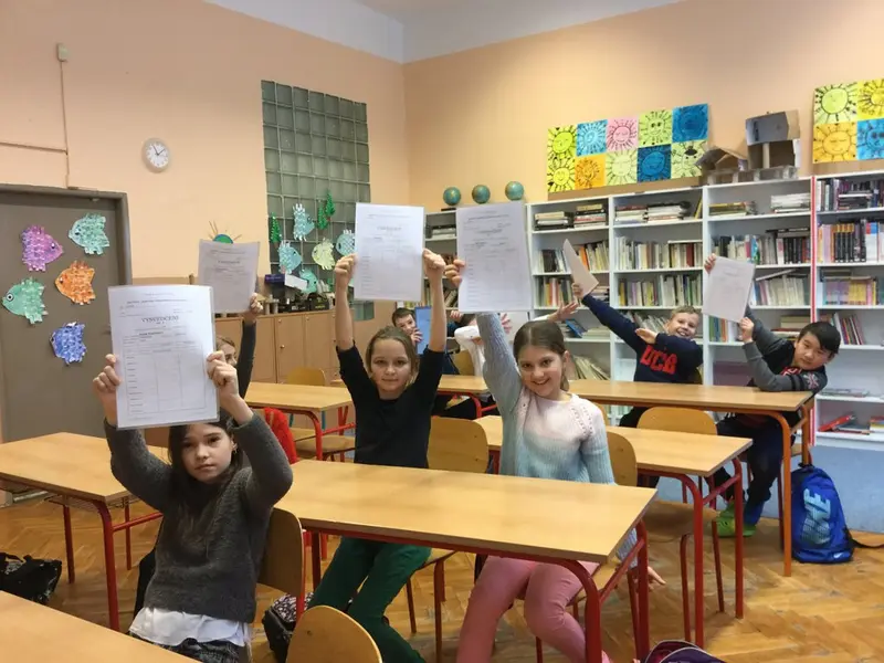 Vysvědčení v 5. třídě