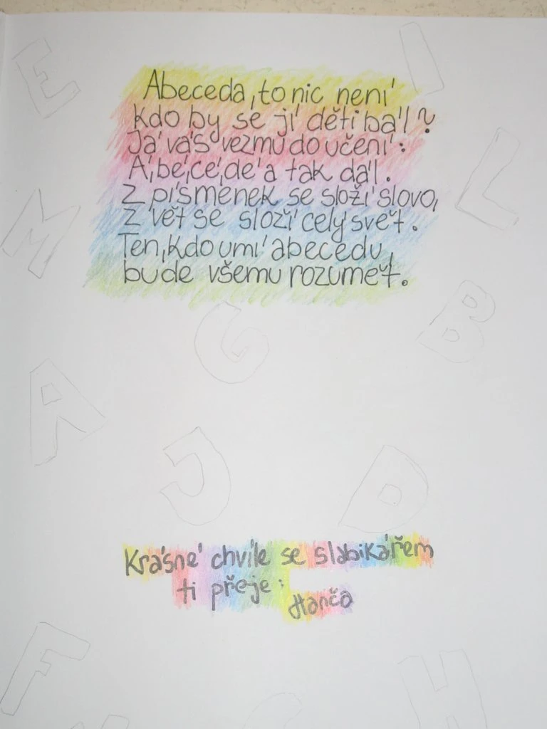 SLAVNOST SLABIKÁŘE