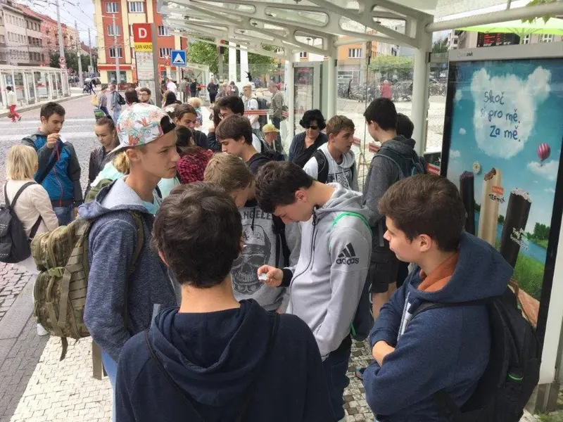 9.tř. Exkurze hvězdárna HK