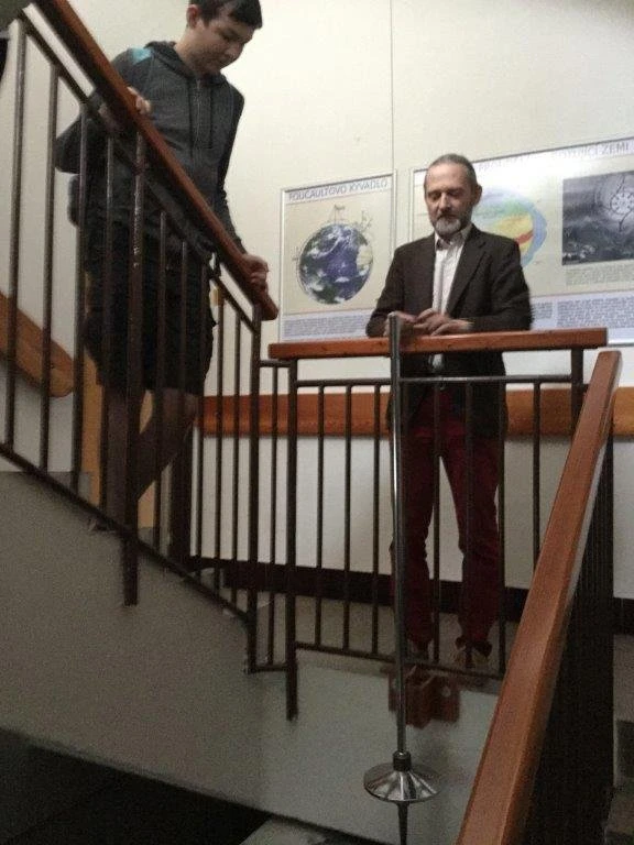9.tř. Exkurze hvězdárna HK
