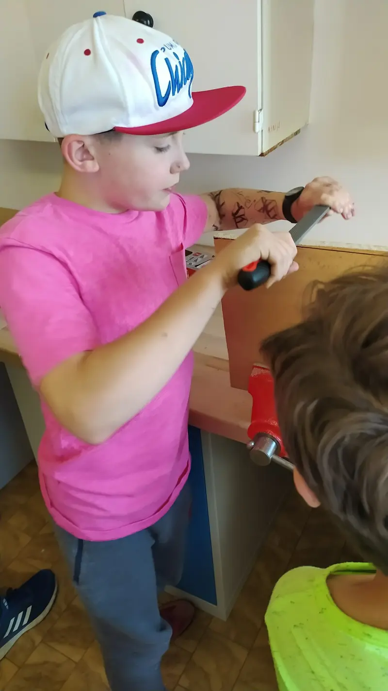 6. třída při pracovních činnostech