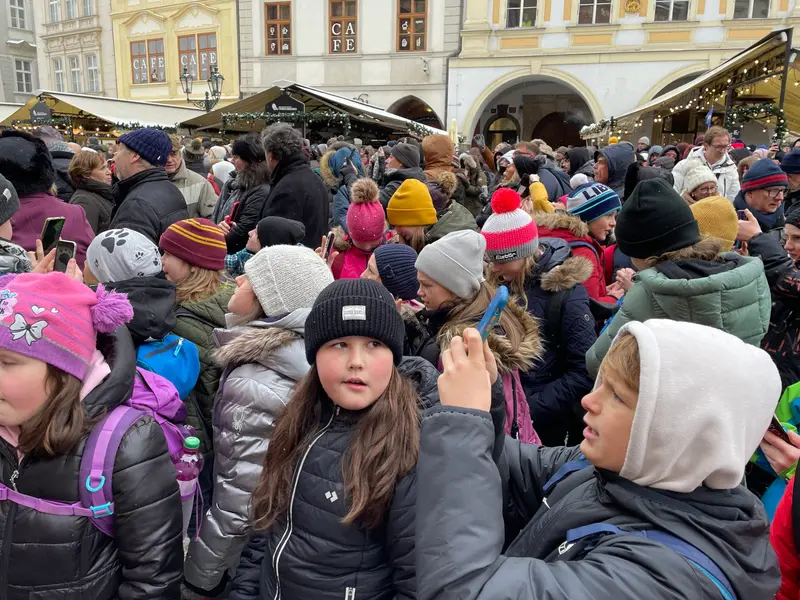 Návštěva adventní Prahy