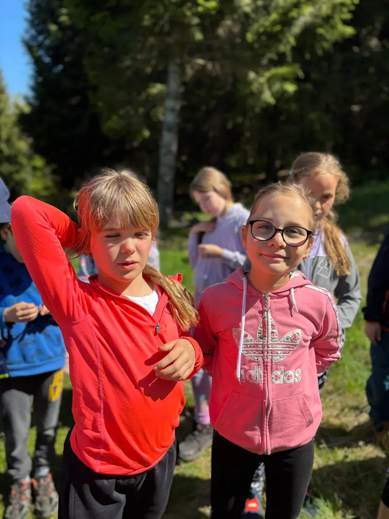 škola v přírodě na Benecku - 2.den