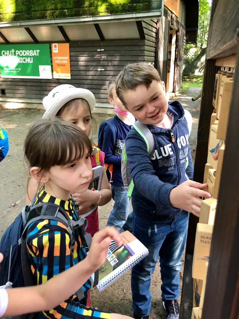 Prvňáci v ZOO