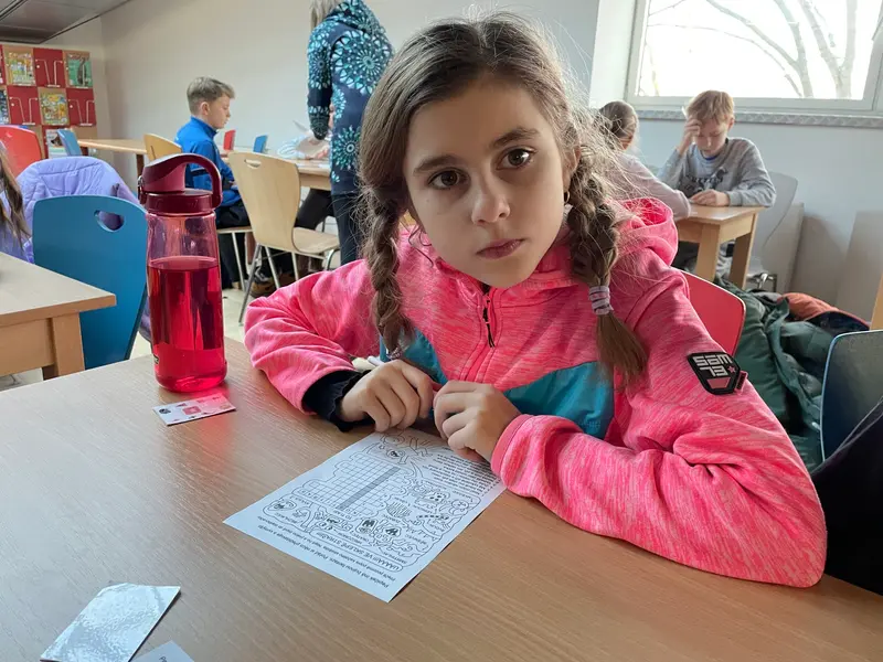 Třeťáci a čtvrťáci v knihovně
