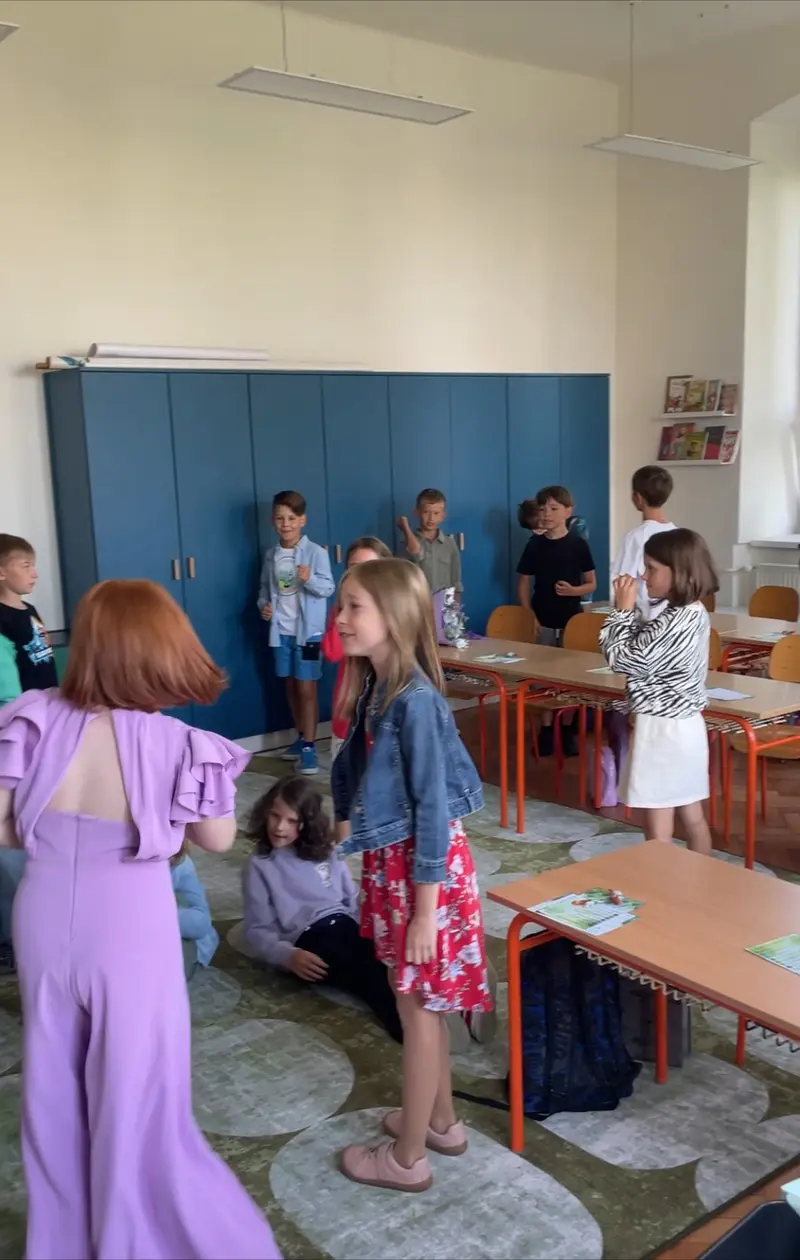Třeťáci ze života školy