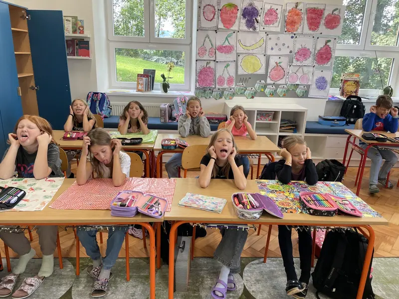 Třeťáci ze života školy