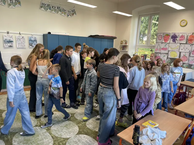 Třeťáci s novými patrony