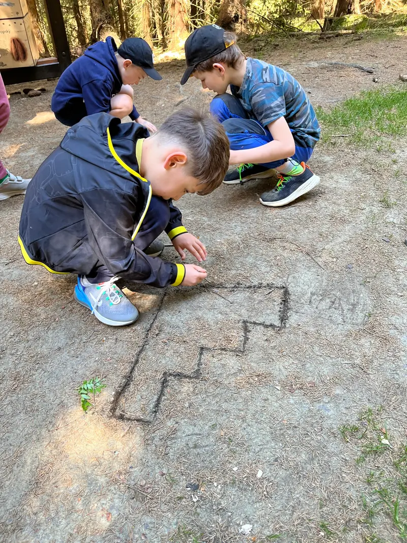 škola v přírodě na Benecku - 2.den