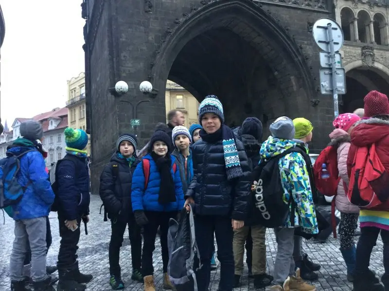 4. třída na předvánočním výletě v Praze