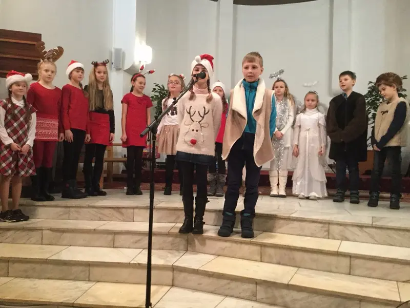 Vánoční vystoupení v kostele
