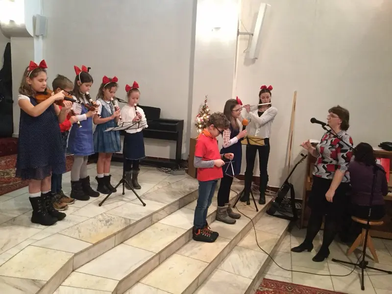 Vánoční vystoupení v kostele