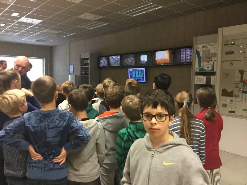 4. třída na exkurzi ve spalovně