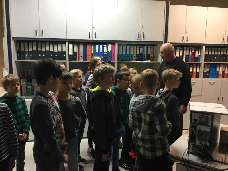 4. třída na exkurzi ve spalovně