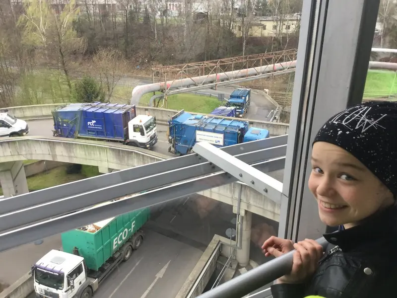 4. třída na exkurzi ve spalovně