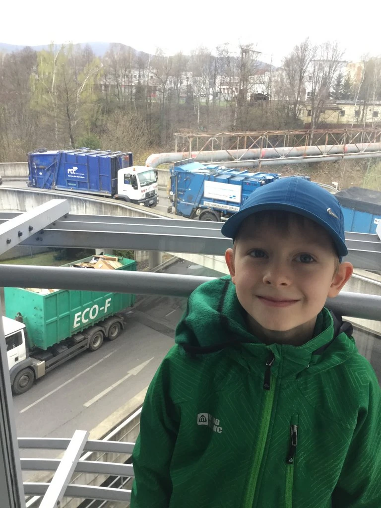 4. třída na exkurzi ve spalovně