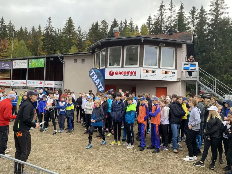 Krajské finále v přespolním běhu družstev
