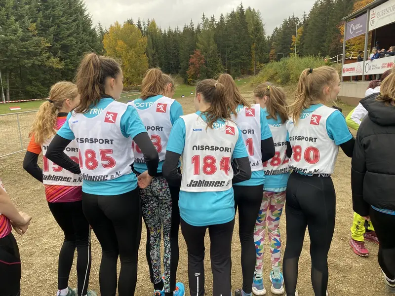 Krajské finále v přespolním běhu družstev