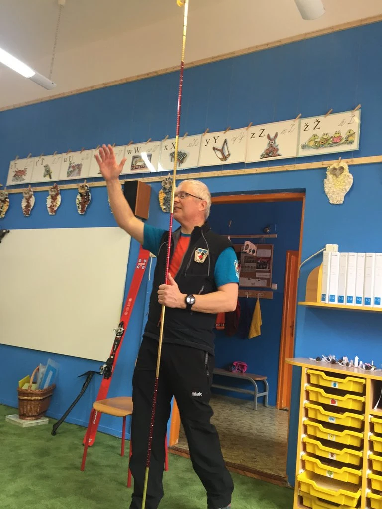 1. tř. Beseda s panem Zavřelem (Horská služba Harrachov)
