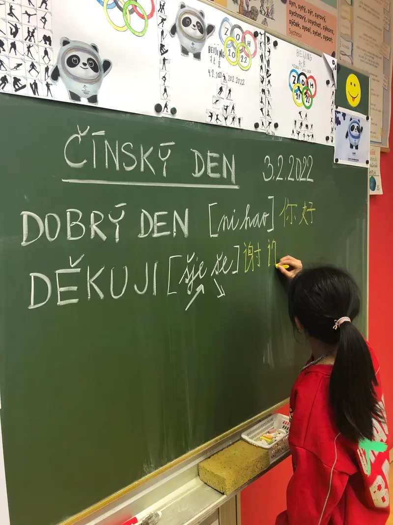 Čínský den ve 4.třídě