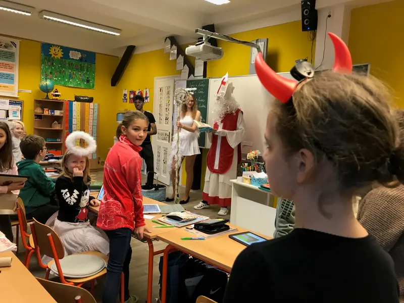 Mikuláš 2019 na 1. stupni