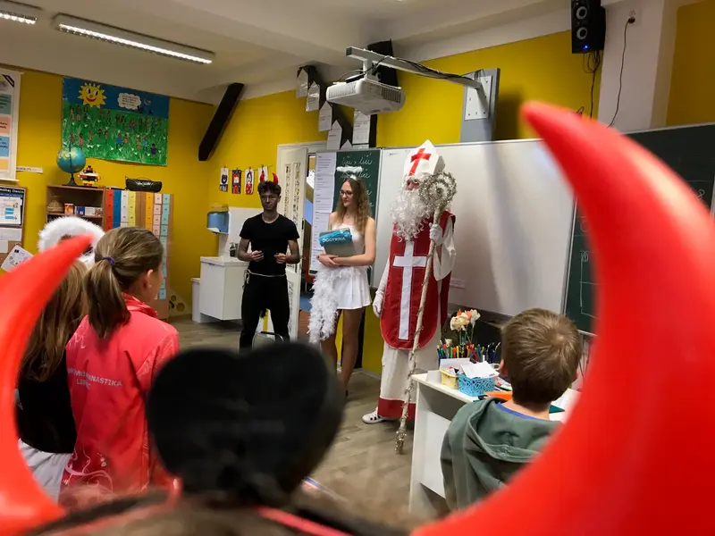 Mikuláš 2019 na 1. stupni