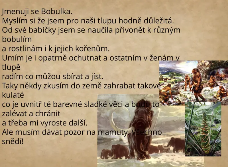 Čtvrťáci navštívili pravěk