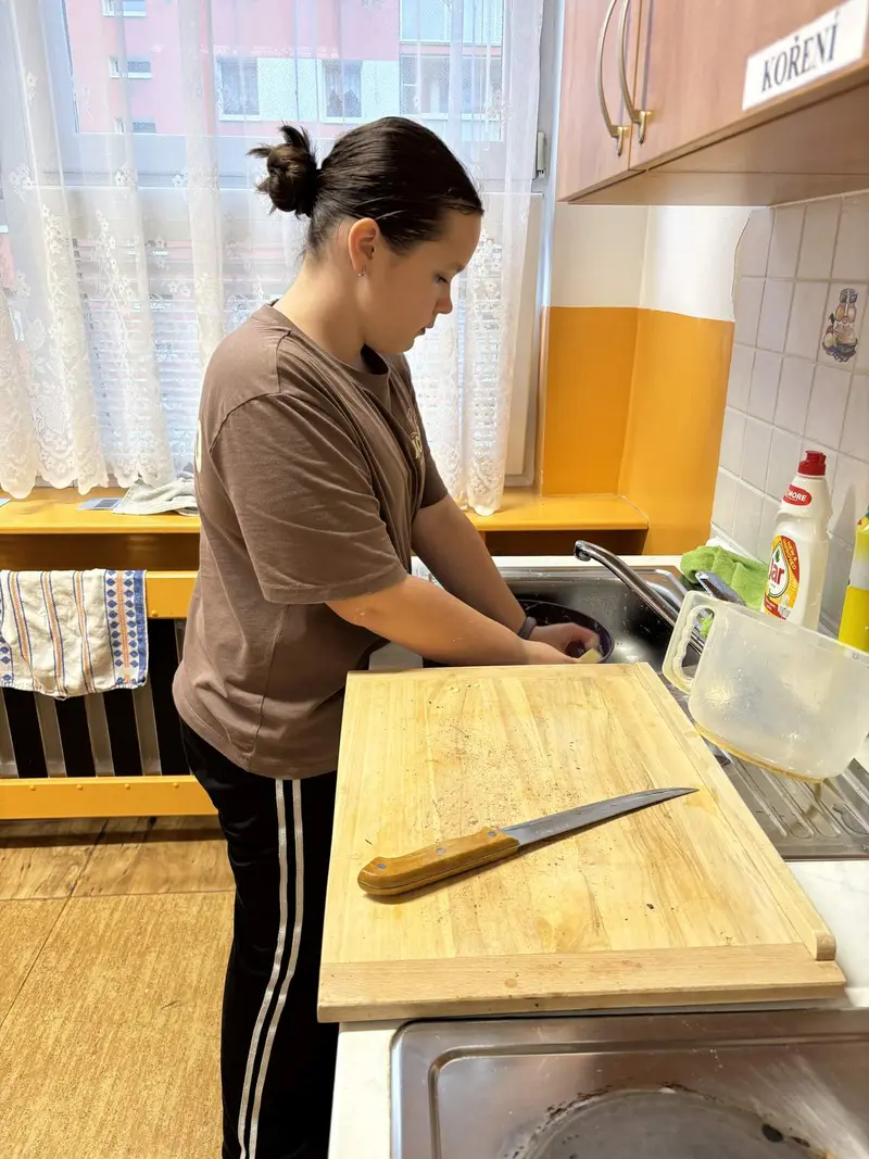 7. třída poprvé vaří