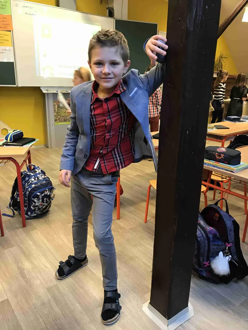 Třeťáci v divadle na Bajajovi